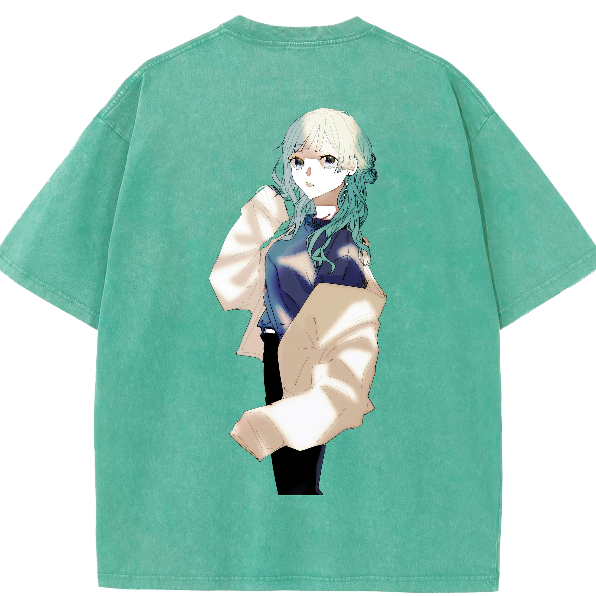 （画像用） 呪術廻戦 Jujutsu Kaisen 綿100% ヴィンテージ風 半袖Tシャツ（背面プリント）
